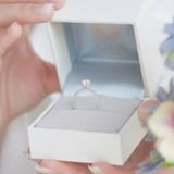  Nhẫn cầu hôn bạc Soft Blink | Gix Jewel 