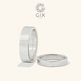  Nhẫn Cưới Vàng Tây 18K Khắc Chữ - First Touch | GCR25050006 