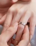  Nhẫn cặp Sun & Moon đẹp bản vuông khắc sao trăng - GCR25050141 