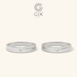  Nhẫn Cưới Trái Tim Vàng 10K Đẹp -GCR25050038 