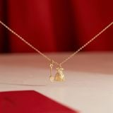  Dây chuyền vàng nữ đẹp hình túi thần tài diện tết 2026 | Gix Jewel 