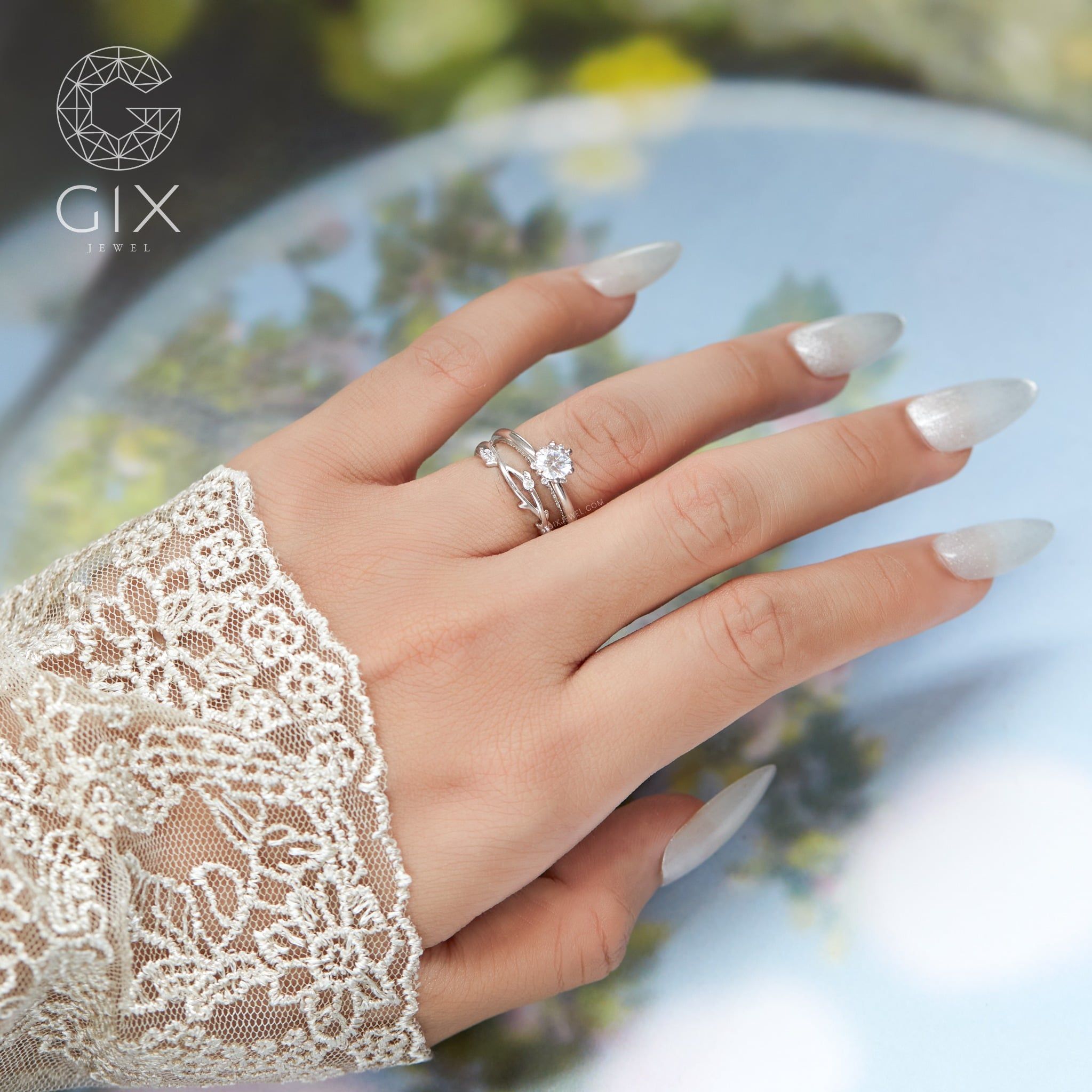  Nhẫn cầu hôn vàng 18k Eternelle | Gixjewel 