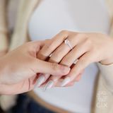  Nhẫn cầu hôn bạc Celestial Heart | Gix Jewel 