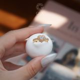  Nhẫn cầu hôn bạc Halo Crown | Gix Jewel 