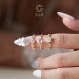 Nhẫn cầu hôn vàng 10k Pure Edge | Gix Jewel 