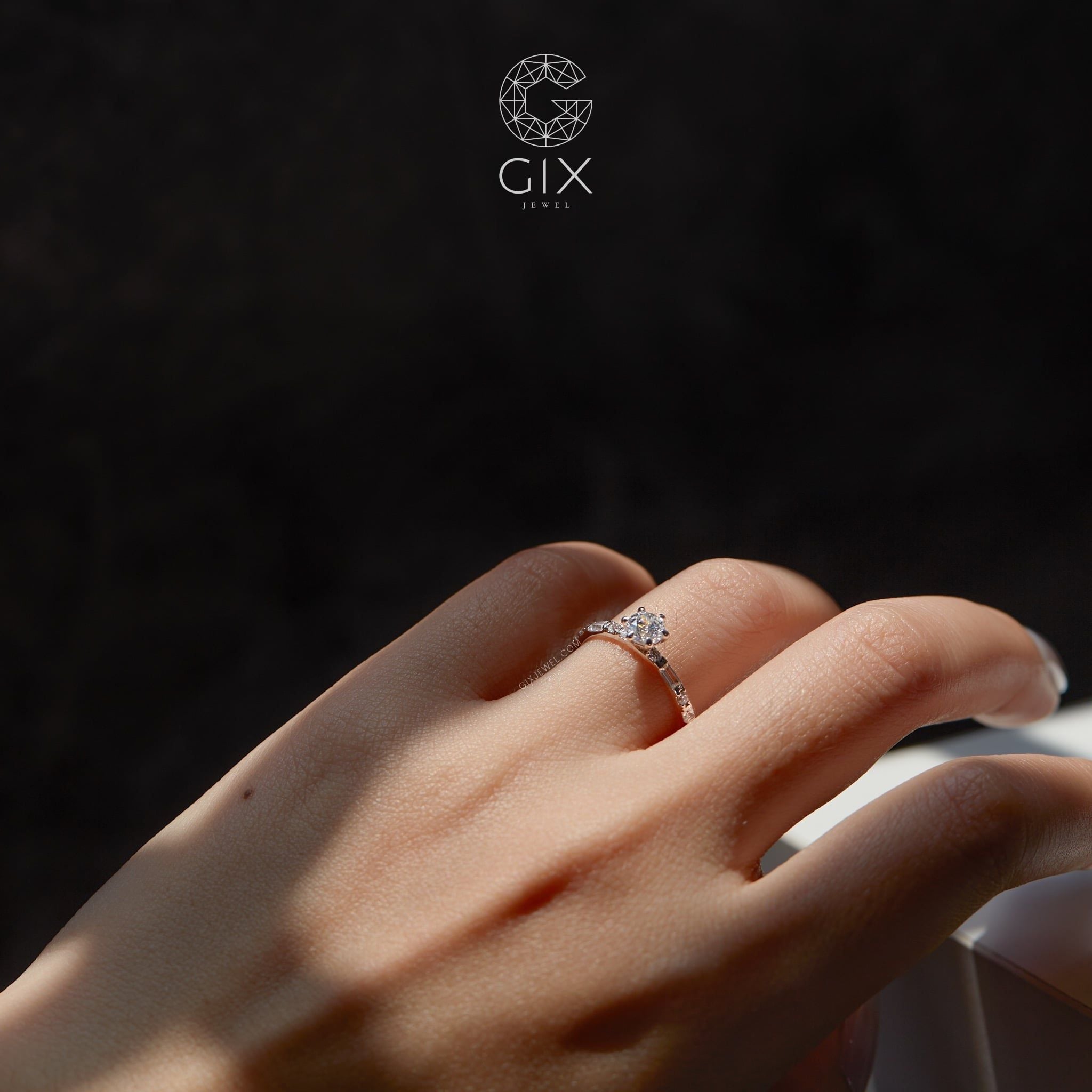  Nhẫn cầu hôn bạc Shine Bright | Gix Jewel 