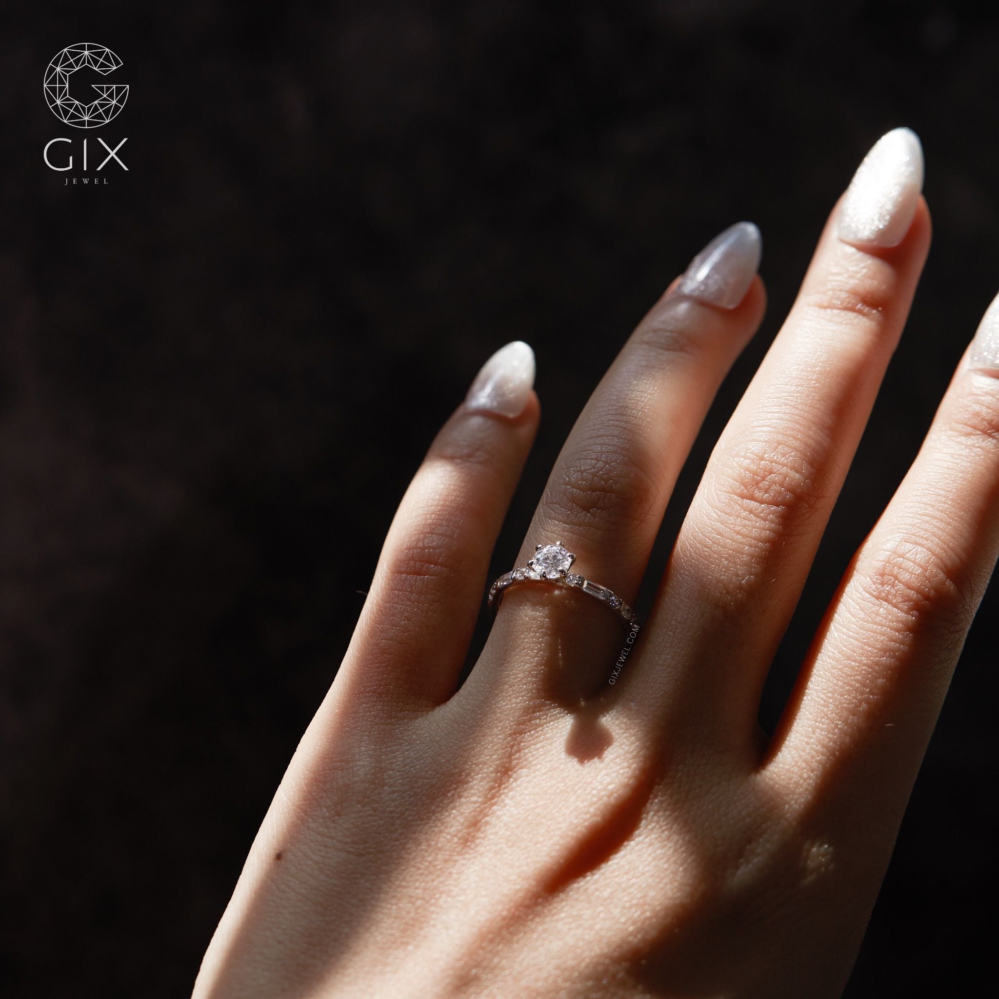  Nhẫn cầu hôn bạc Shine Bright | Gix Jewel 