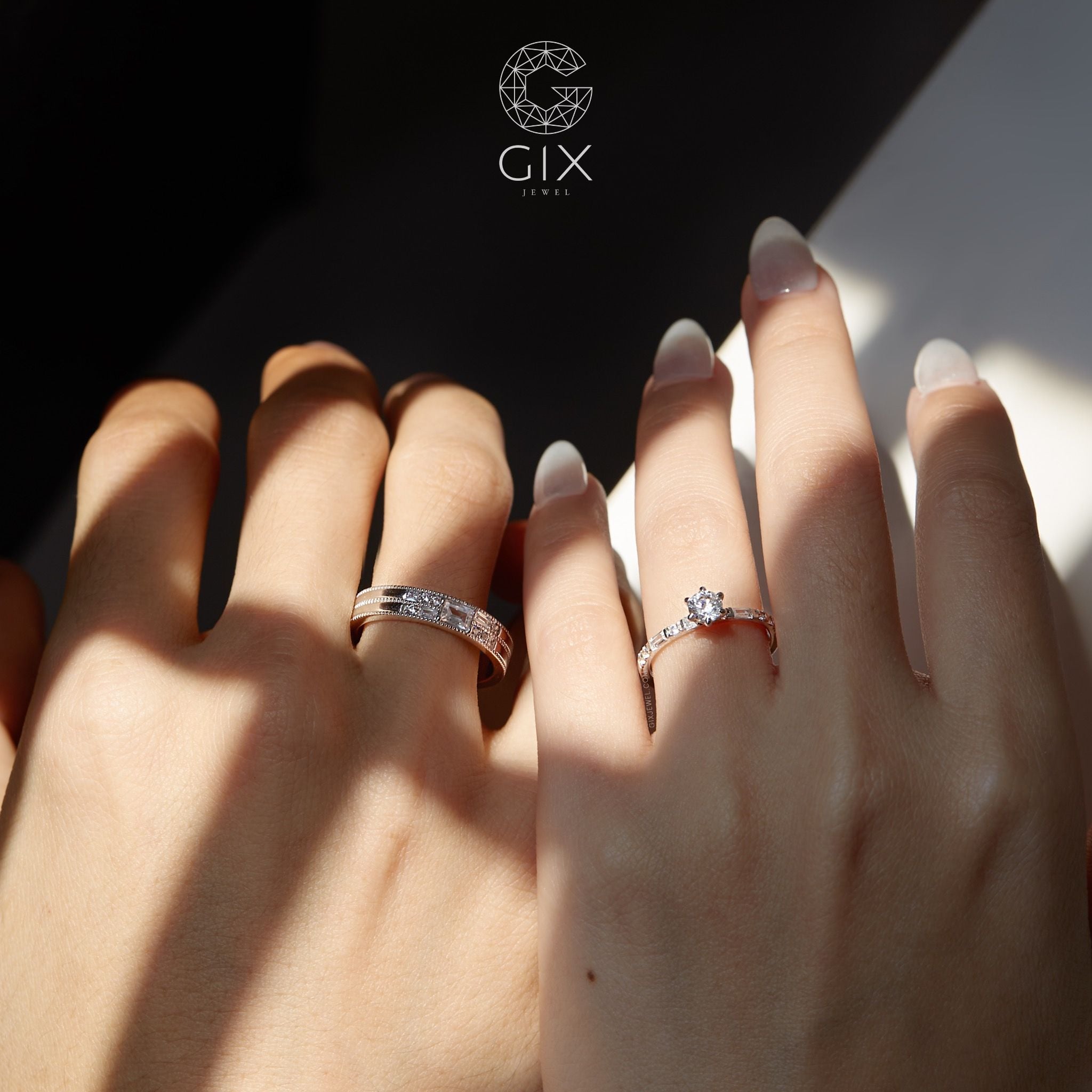  Nhẫn cầu hôn bạc Shine Bright | Gix Jewel 