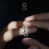  Nhẫn cầu hôn vàng 14k Queen's Light | Gix Jewelry 