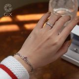  [CÓ SẴN] Lắc mặt tim đá đỏ vàng trắng 18k 