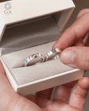  Nhẫn cặp Sun & Moon đẹp bản vuông khắc sao trăng - GCR25050141 