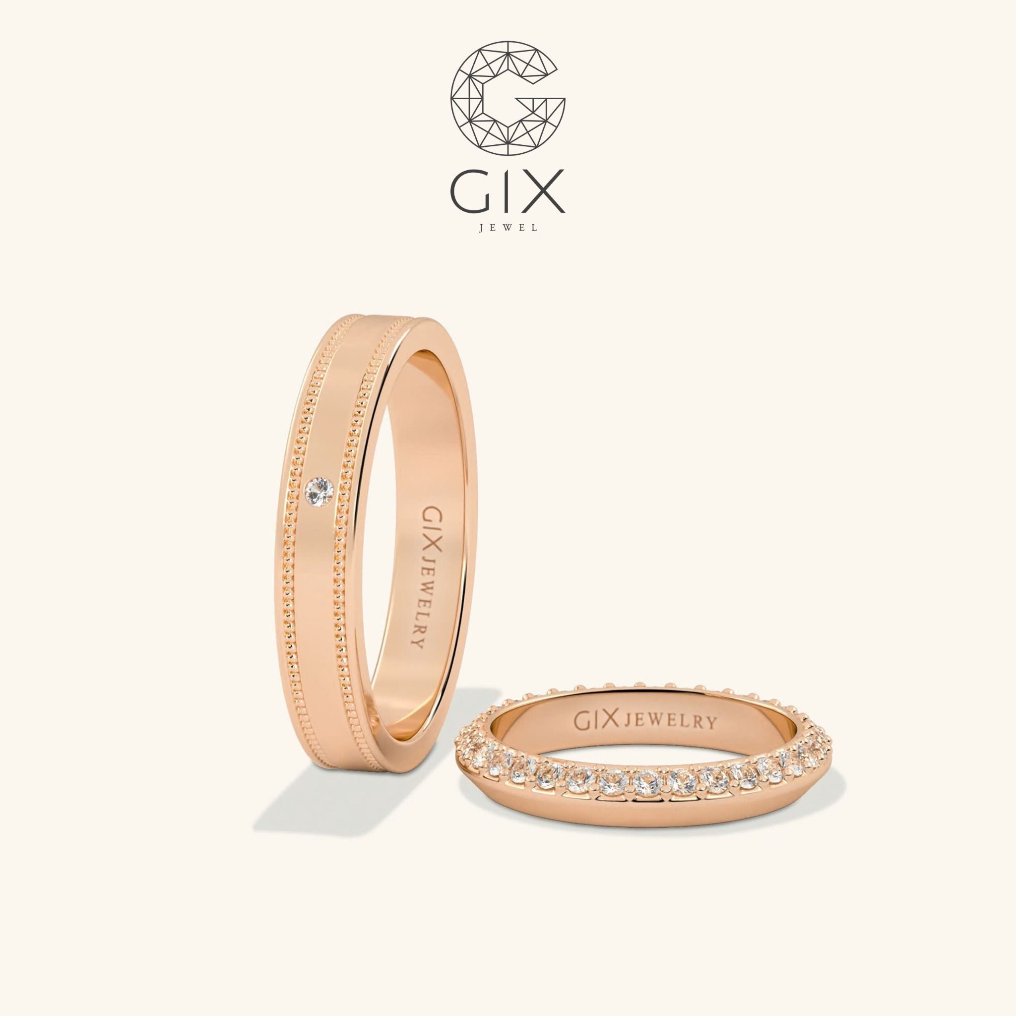  Nhẫn Cưới Vàng 18K Eversoul | GCR25050020 