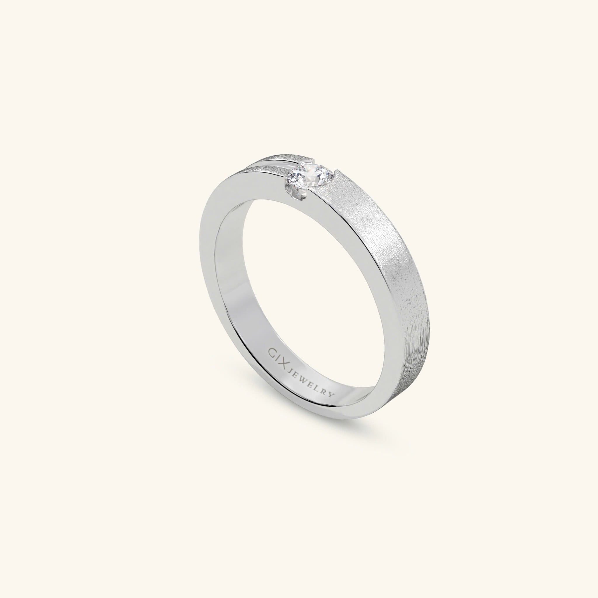 Nhẫn cưới vàng 18k thiết kế riêng - GCR25050256 | Gix Jewel 