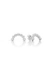  [CÓ SẴN] Bông tai moissanite dáng cong vàng vàng 14k - GBT25050064 
