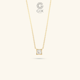  Dây chuyền đá vuông sợi mảnh - GNL25050295 | Gix Jewel 