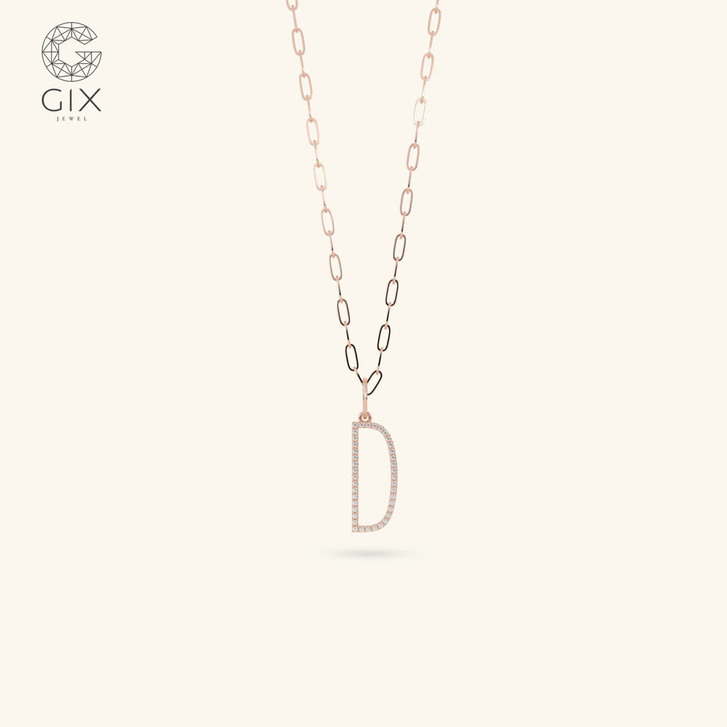  Dây chuyền chữ D dây mắc xích cá tính | Gix Jewel 
