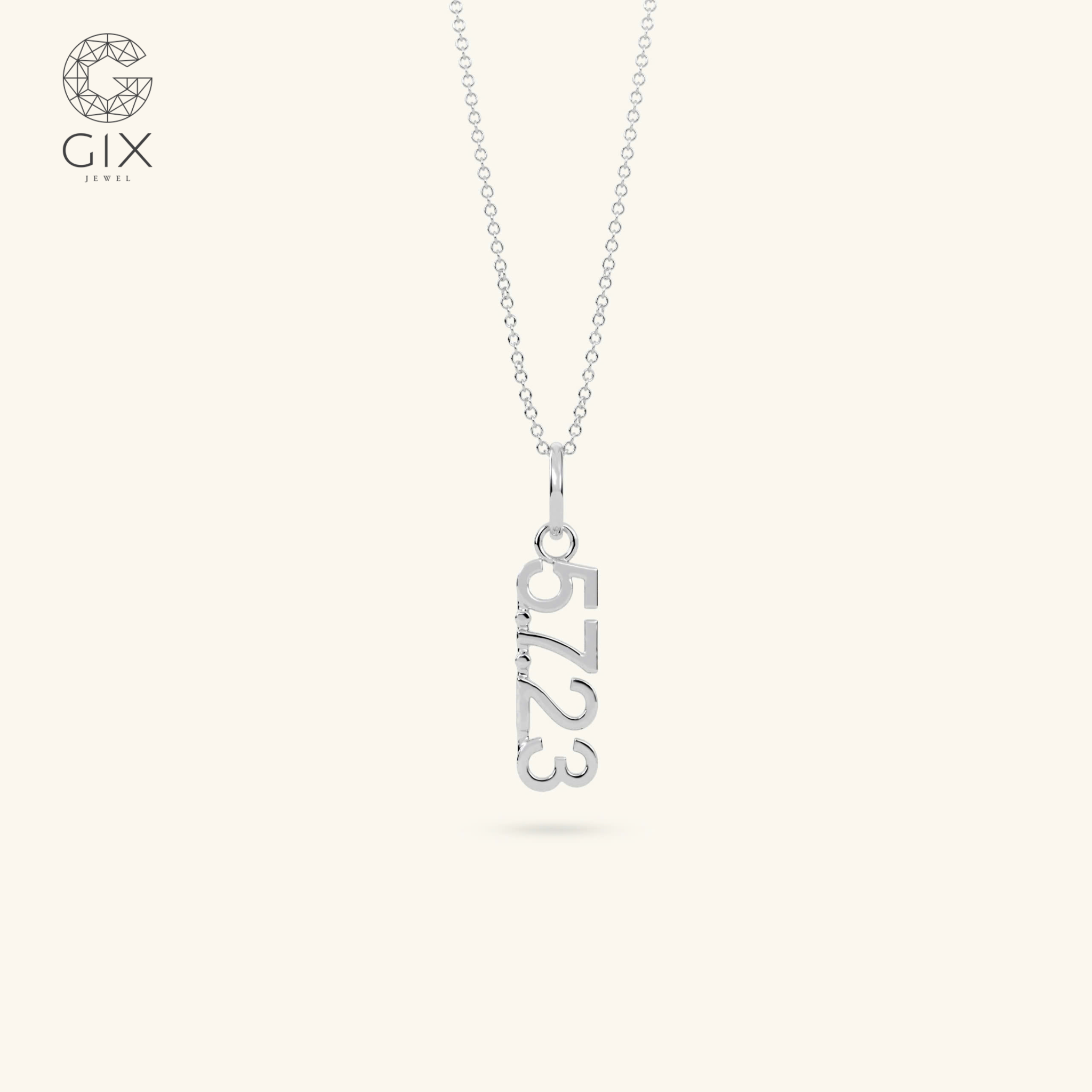  Dây chuyền dãy số theo yêu cầu | Gix Jewel 