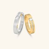  Nhẫn cưới vàng 10k thiết kế riêng - GCR25050256 | Gix Jewel 
