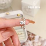  Nhẫn đính hôn vàng 10k Luna Glow | Gix Jewel 