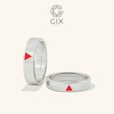  Nhẫn Cưới Vàng Tây 10K Đẹp Khắc Chữ - Symara | GCR25050007 