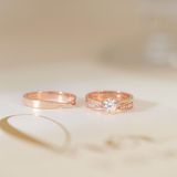  Nhẫn Cưới Vàng 18K Vô Cực Đính Kim Cương - Ouroboros | GCR25050018 