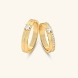  Nhẫn cưới vàng 10k thiết kế đính đá cao cấp - GCR25050252 | Gix Jewel 