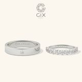  Nhẫn cưới Eternity vàng 14k đính kim cương Moissanite - GCR25050033 