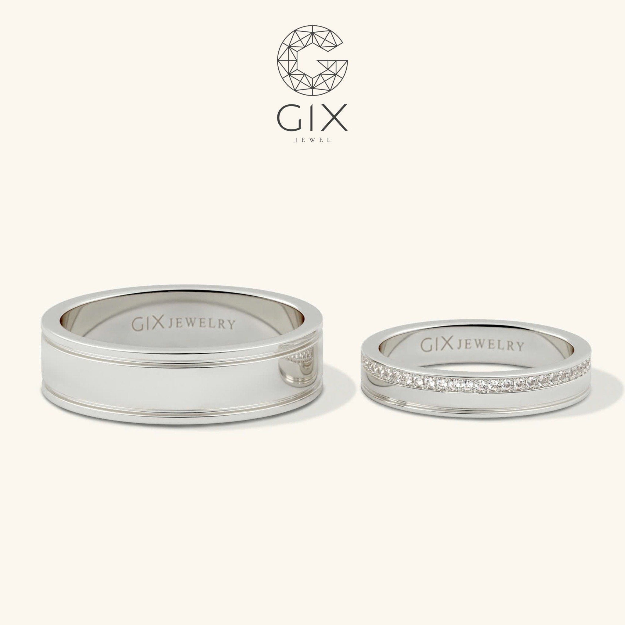  Nhẫn Cưới Vàng 18K Truyền Thống - Liora | GCR25050015 