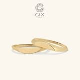 Nhẫn cưới vàng 14k signet ring độc đáo khắc chữ - GCR25050083 