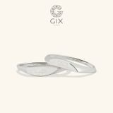  Nhẫn cưới vàng 18k signet ring độc đáo khắc chữ - GCR25050083 
