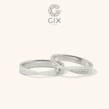  Nhẫn Cặp Bạc Hình Vô Cực Đính Đá - Ouroboros | GCR25050018 