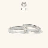  Nhẫn Cưới Vàng 16K Vô Cực Đính Kim Cương - Ouroboros | GCR25050018 