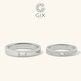  Nhẫn cưới vàng 10k kim cương - Eternyx | GCR25050011 