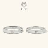  Nhẫn Cưới Đẹp Vàng 18k Đính Kim Cương - Revela | GCR25050012 