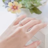  Nhẫn cầu hôn vàng 18k Sweet Fern | Gixjewel 