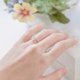  Nhẫn cầu hôn vàng 14k Sweet Fern | Gixjewel 