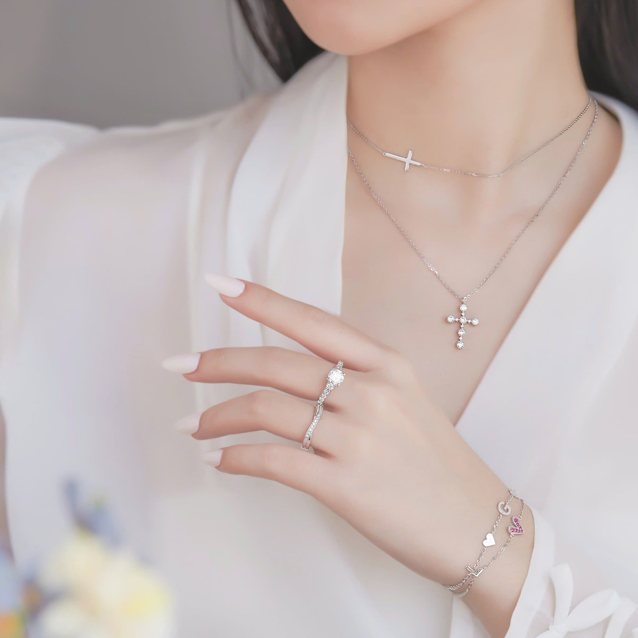  Nhẫn cầu hôn vàng 14k Steel Love | Gix Jewel 