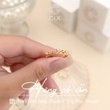  [CÓ SẴN] Nhẫn vương miện vàng 14k | Gix Jewel 