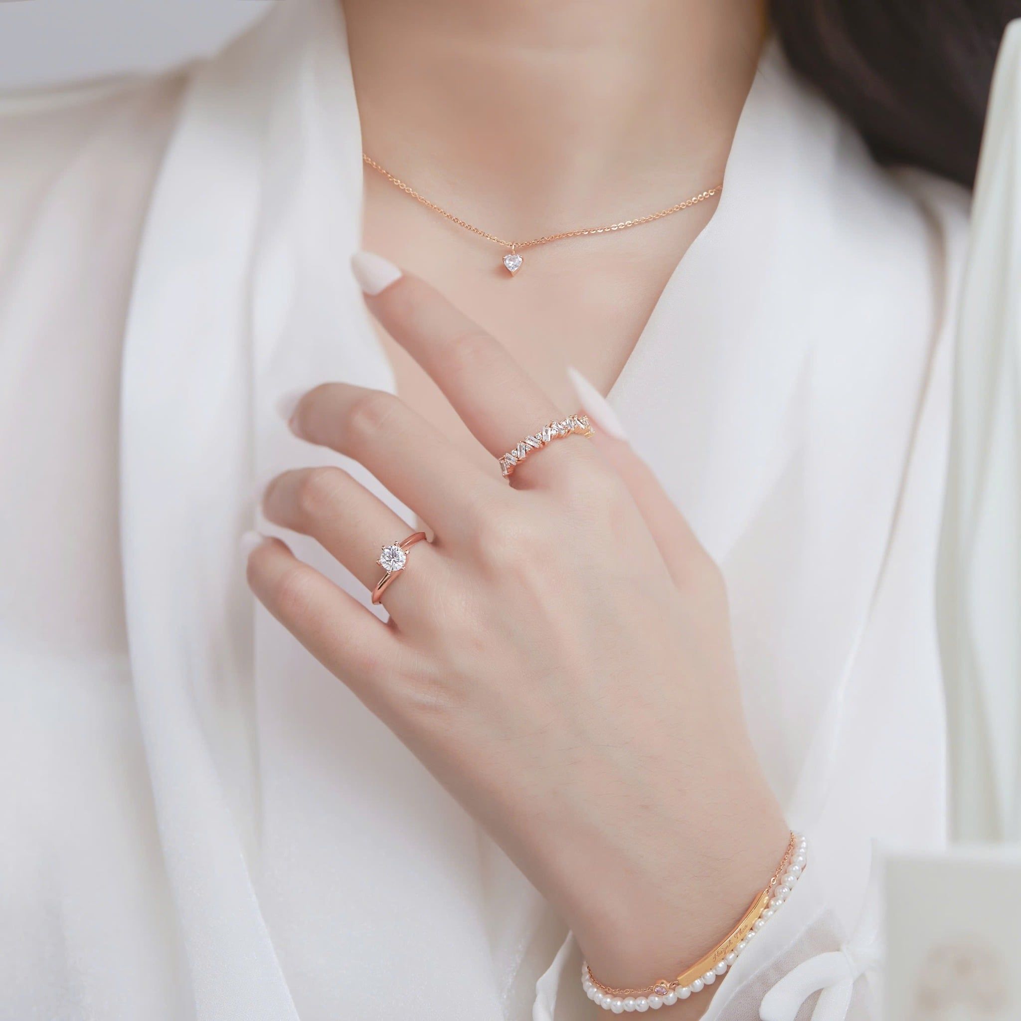  Nhẫn cầu hôn vàng 10k Grace Vine | Gix Jewel 