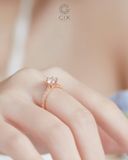  Nhẫn cầu hôn vàng 18k Crown Arch | Gix Jewel 