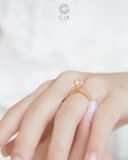  Nhẫn cầu hôn vàng 18k Crown Arch | Gix Jewel 
