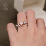  Nhẫn cầu hôn vàng 14k Crown Desire | Gix Jewel 