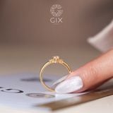 Nhẫn cầu hôn vàng 18k Infinity Three | Gix Jewel 
