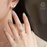  Nhẫn cầu hôn vàng 18k Open Heart | Gix Jewel 