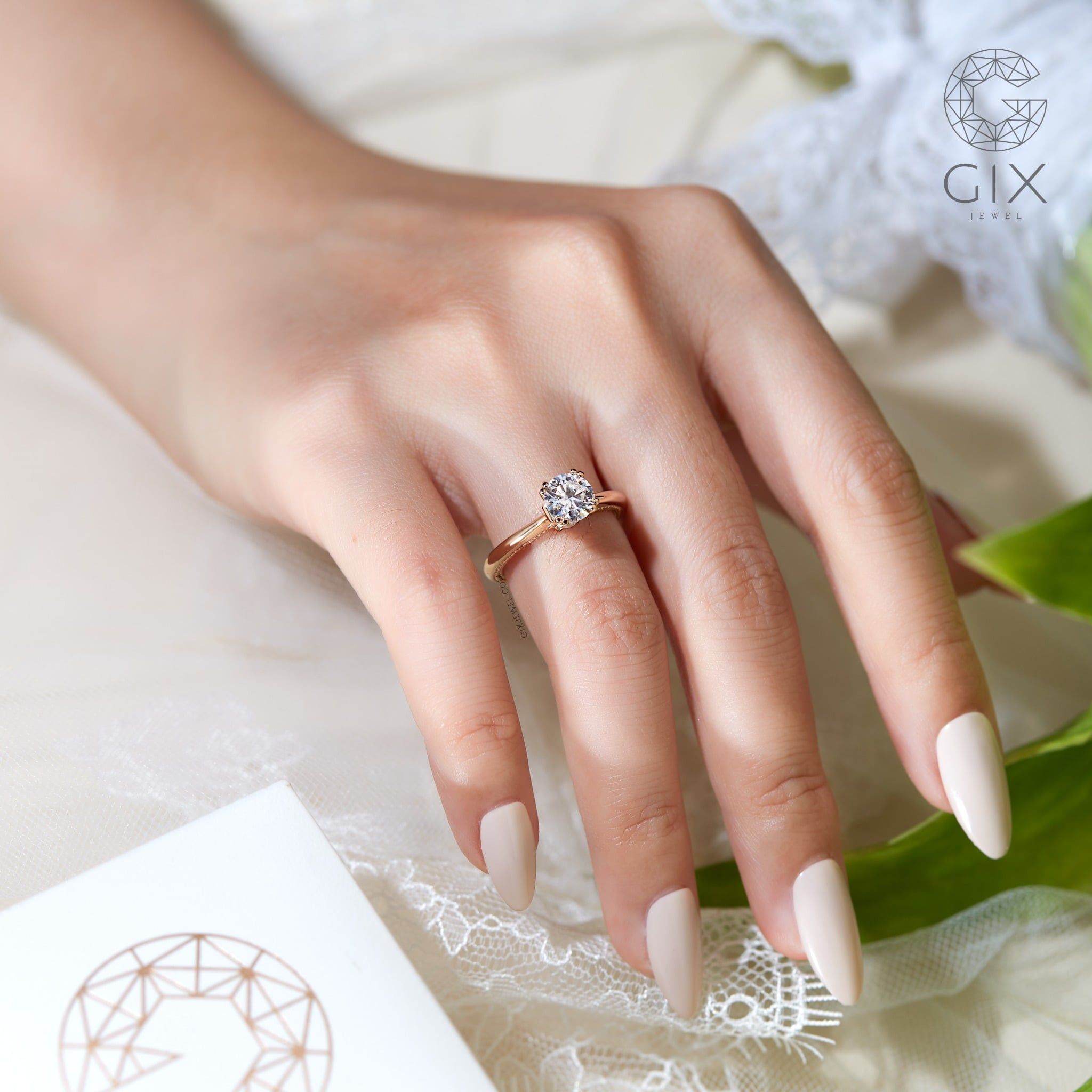  Nhẫn cầu hôn vàng 10k Royal Arch | Gix Jewelry 