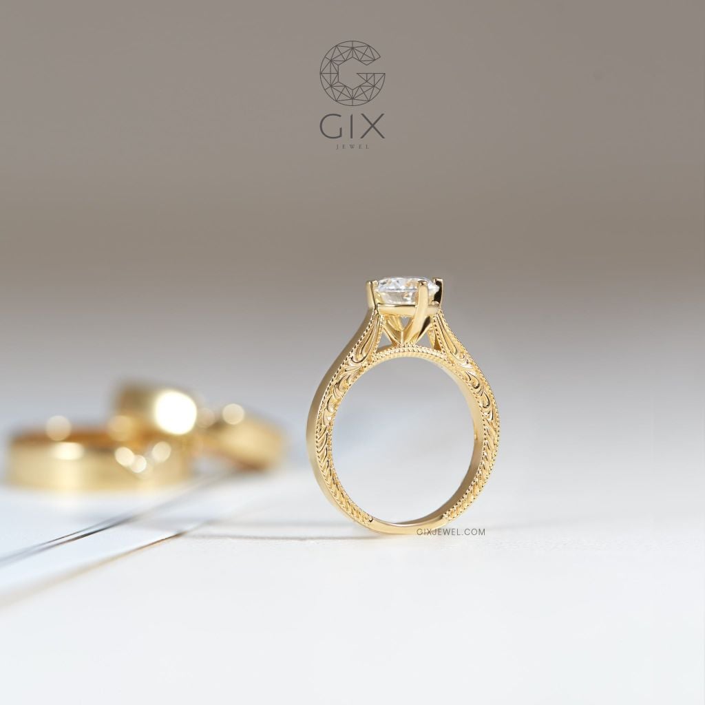  Nhẫn cầu hôn bạc Cathedral Vow | Gix 