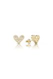  [CÓ SẴN] Bông tai moissanite trái tim vàng vàng 14k - GBT25050106 