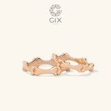  Nhẫn cưới vàng 10k thiết kế hình xương cún Gix - GCR25050048 