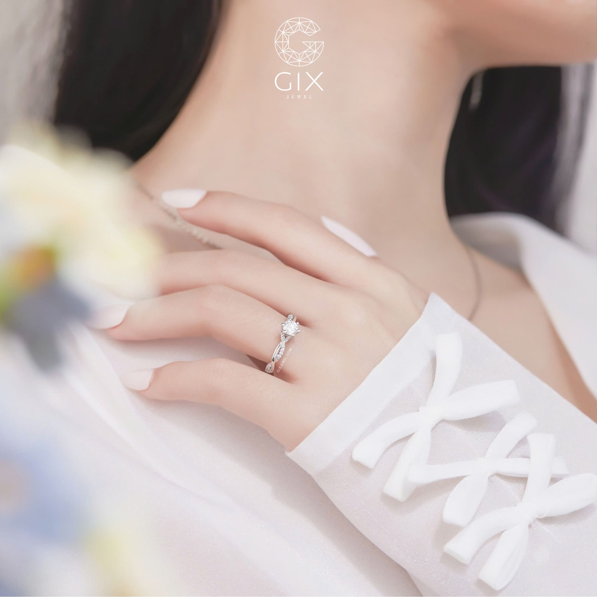  Nhẫn cầu hôn bạc Twisted Vow | Gix Jewel 