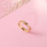  Nhẫn kim tiền vàng 18k cho nữ đính kim cương đẹp | Gix Jewel 